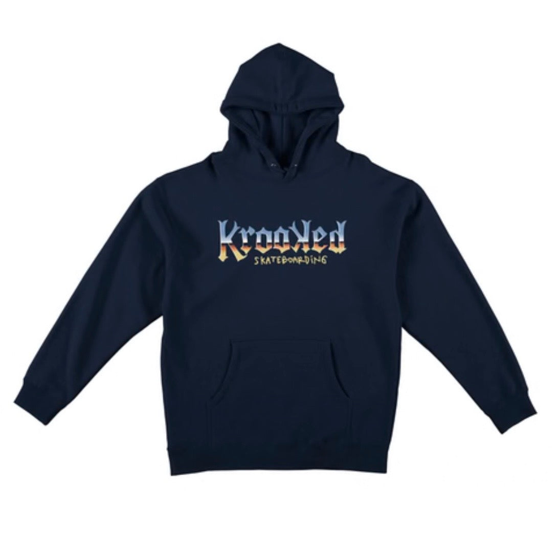 Krooked “Chromezone” Hoodie (Navy)