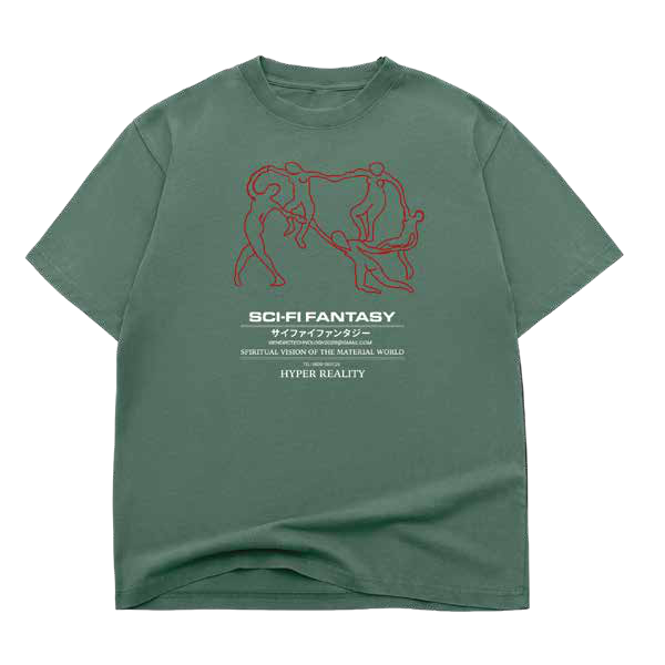 Sci-fi Fantasy “Dance Vol2” Shirt (Green)