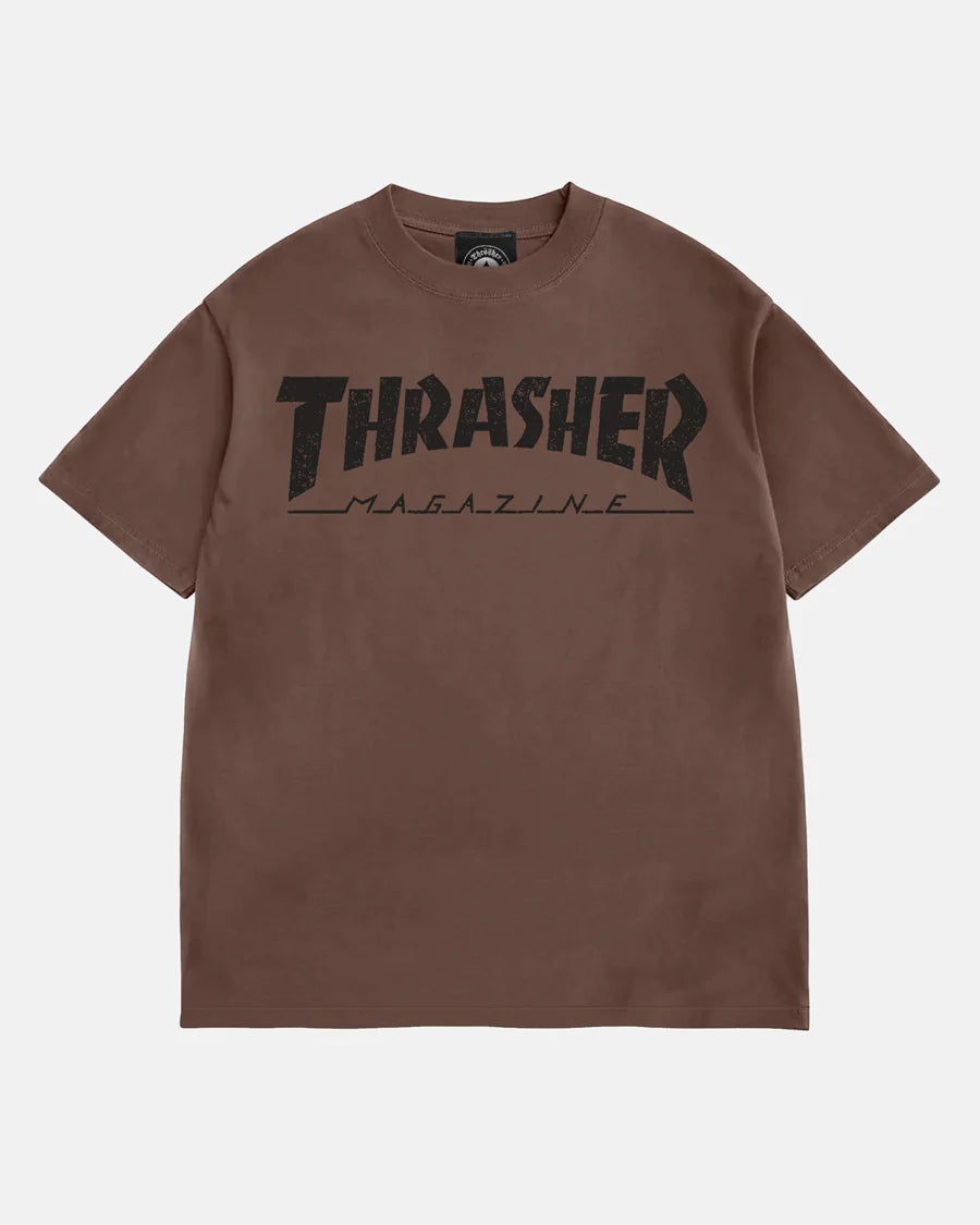 Thrasher “Mag Logo Vintage” (Brown) Shirt