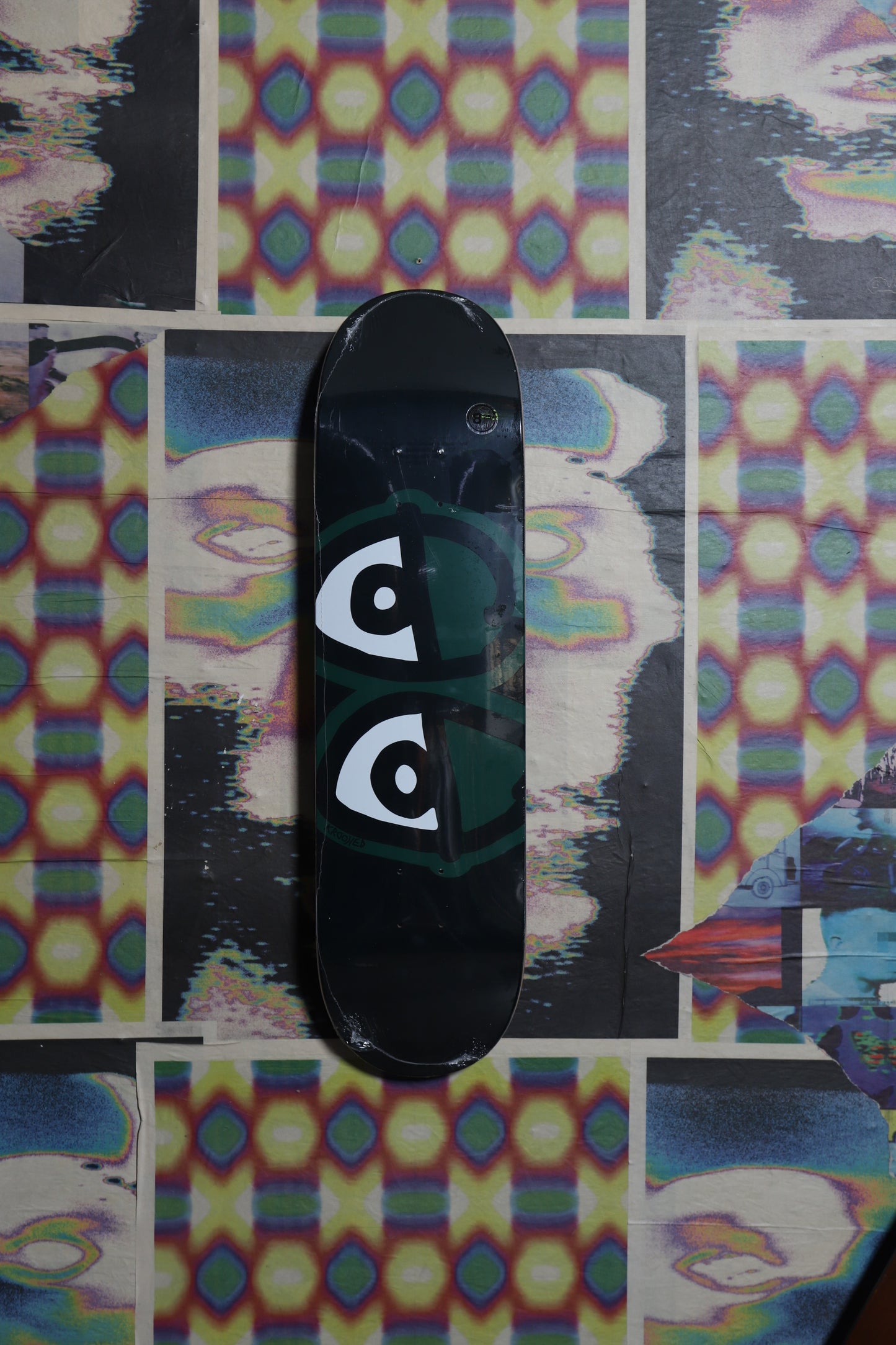 Krooked “Eyes” (Black/Green) Deck 8.25