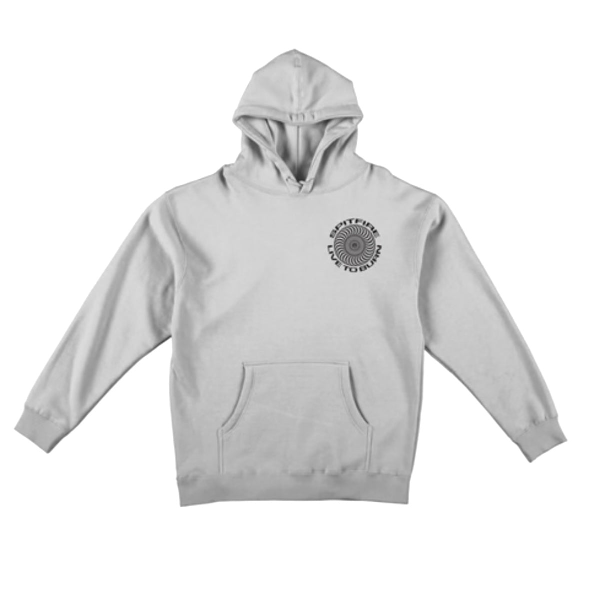 Spitfire “Live to Burn” Hoodie (Smoke)
