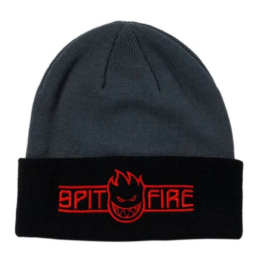 Spitfire “Script” Beanie (Grey/Black)