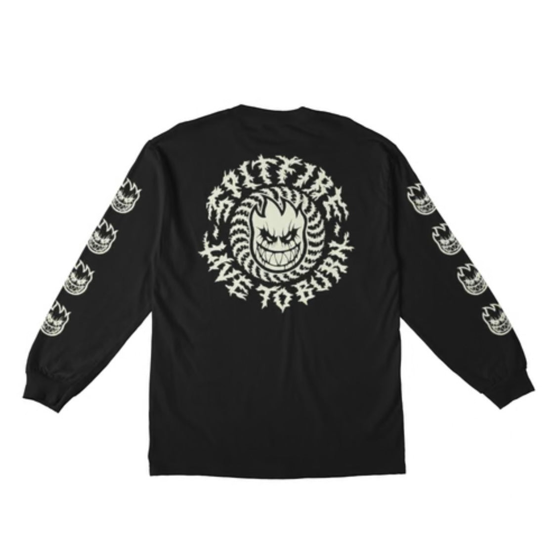 Spitfire “Metal” long Sleeve Shirt (Glow in the Dark)