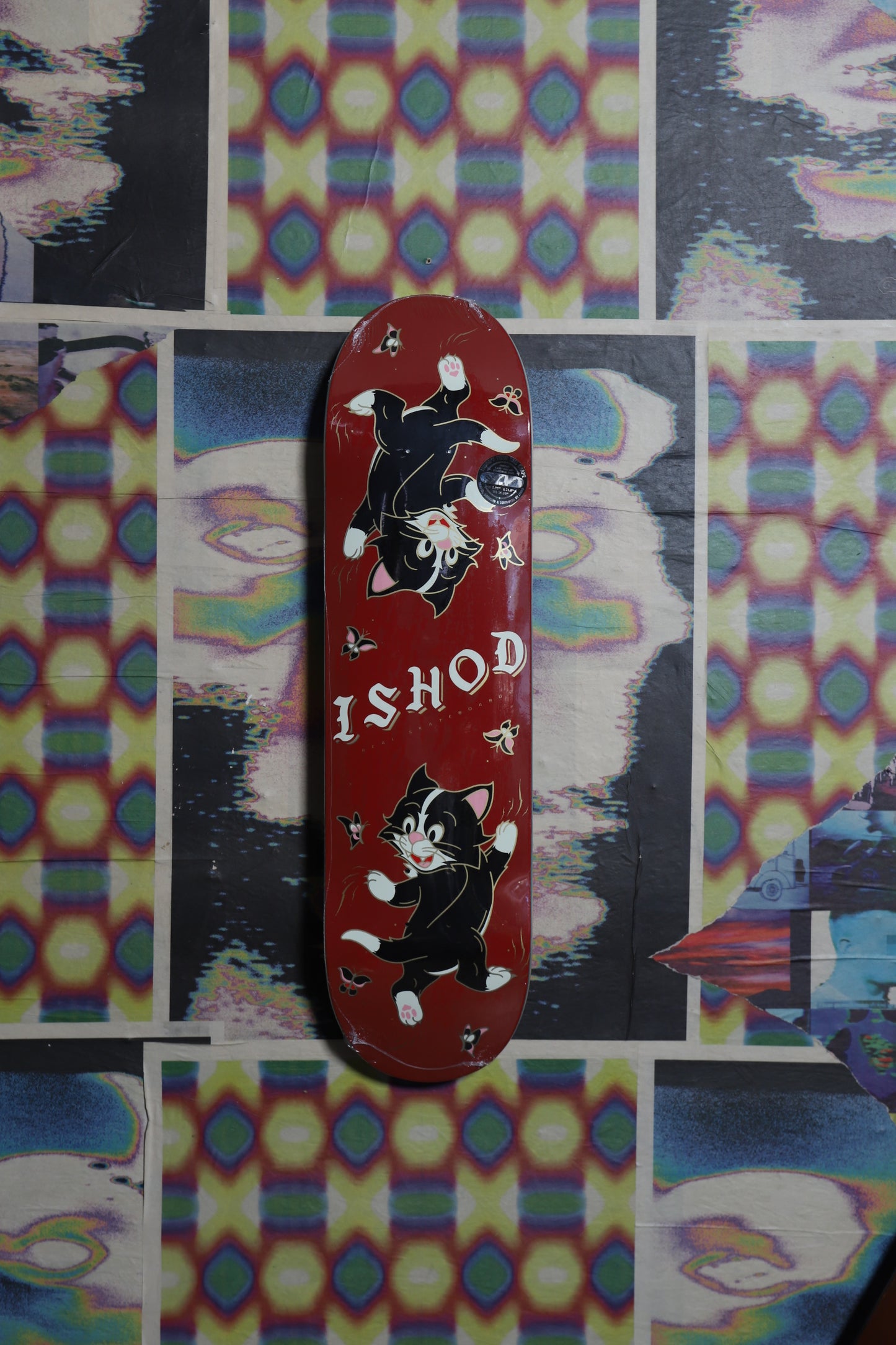 Real “Ishod Kitty” (Red) Twin Deck 8.25