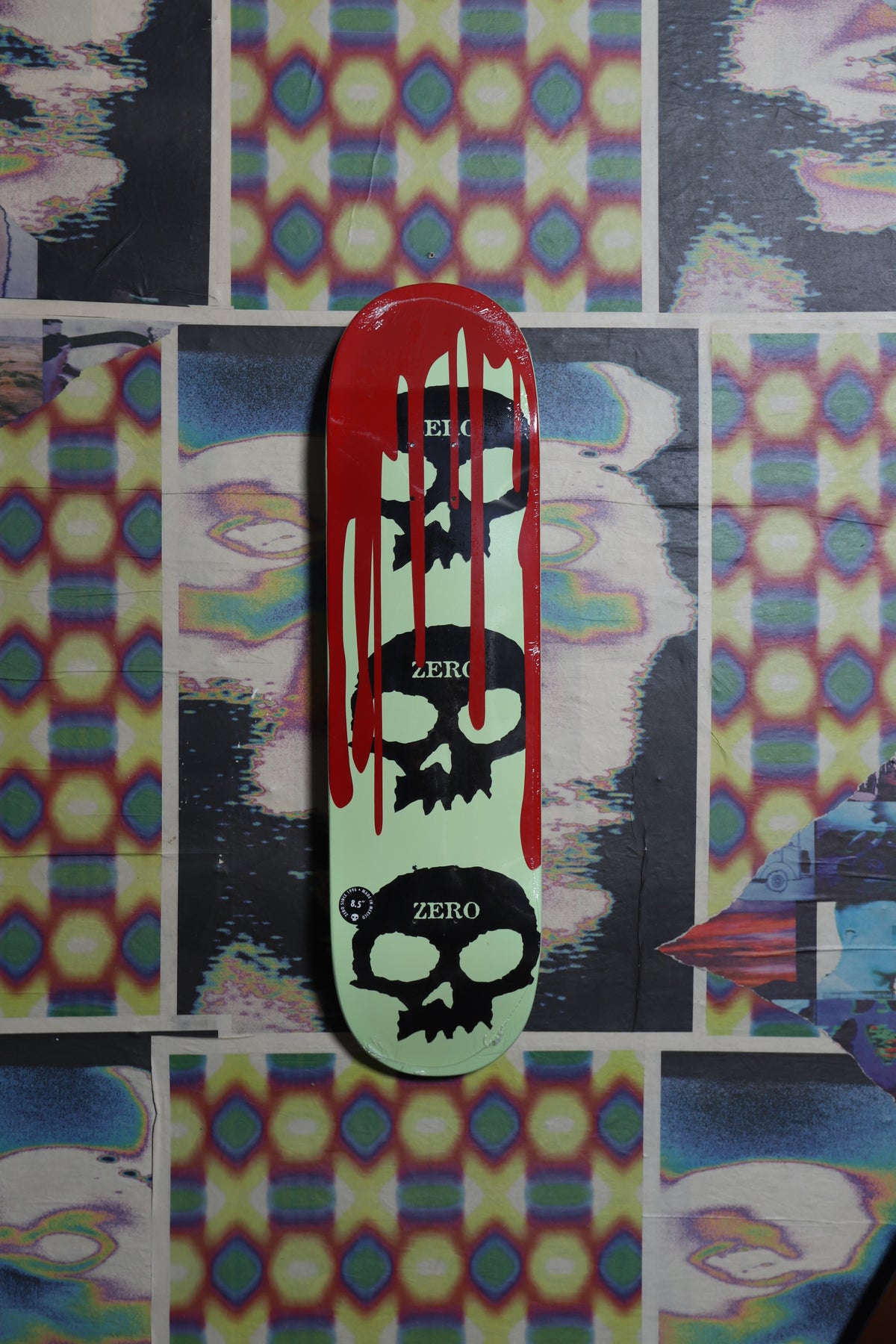 Zero “3 Skulls” Deck 8.5 (Glow in the Dark)