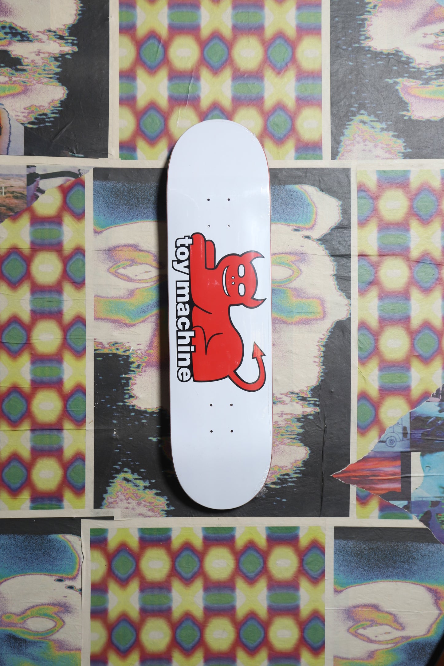 Toy Machine “Devil Cat” Deck 8.25 (White)