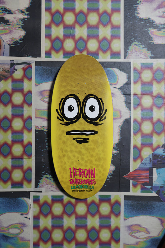 Heroin “Lemonzilla” Egg Shaped Deck 13.5