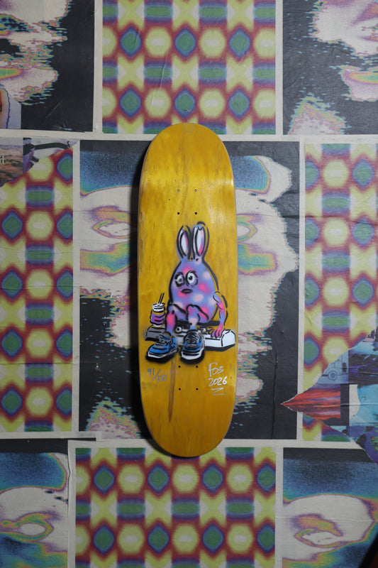 Heroin “Easter 2026” Egg Shaped Deck 9.5 (Hand Painted limited edition deck 91/100)