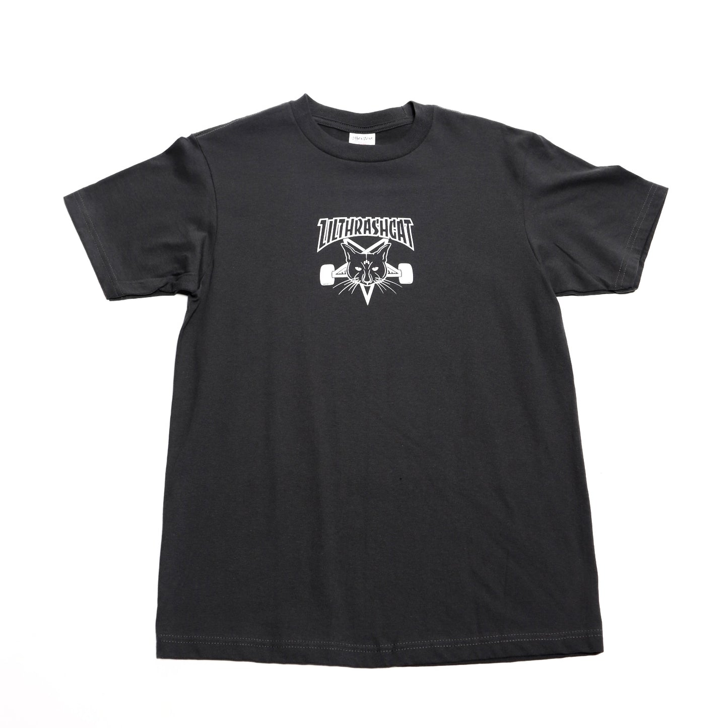 Lil Thrash Cat “Skate Cat” Shirt (Grey)