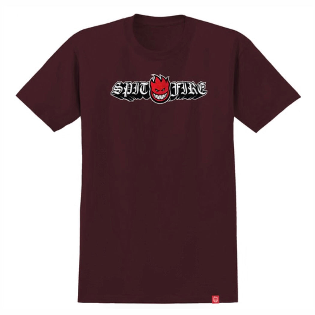 Spitfire “Old English” Shirt (Burgundy)