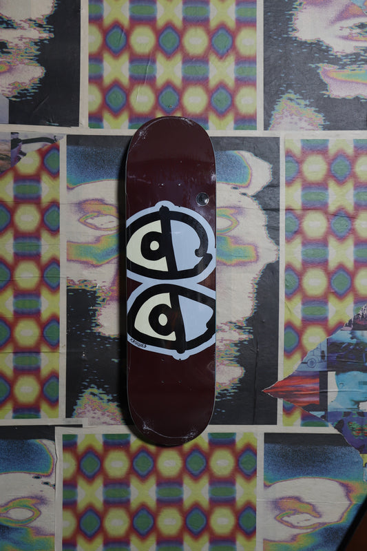 Krooked “Eyes” (Burgundy) Deck 8.75