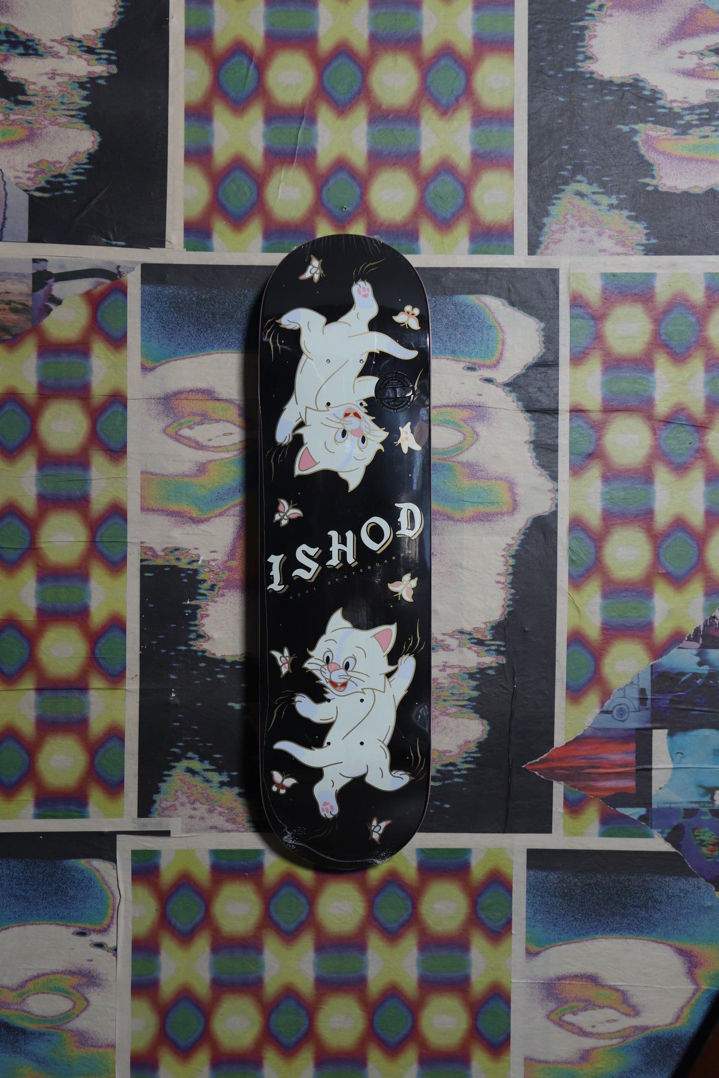 Real “Ishod Kitty” (Black)  Twin Deck 8.5