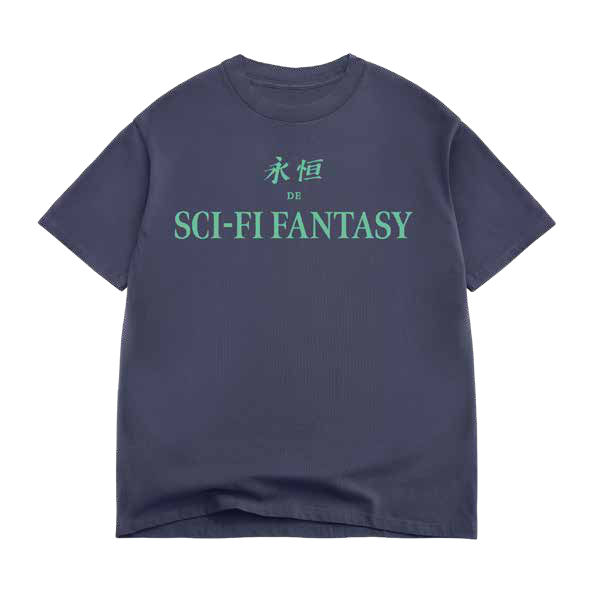Sci-fi Fantasy “Eternal” Shirt (Navy)