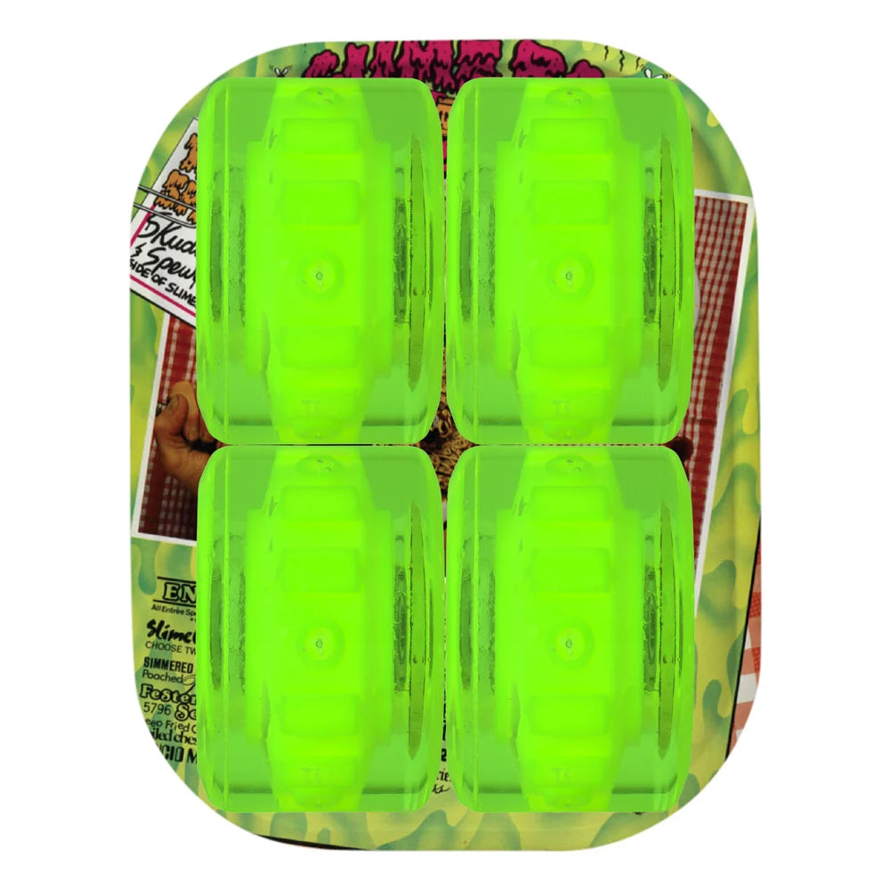 Slime Balls 78a “Light Ups” (Green/Cafe) 60mm Wheels