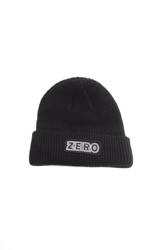 Zero Bold Outline “Black” Beanie