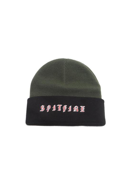 Spitfire 2 Tone “Green/Black” Beanie