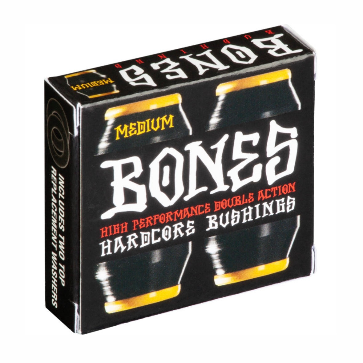 Bones “Medium” Bushings Black/Yellow