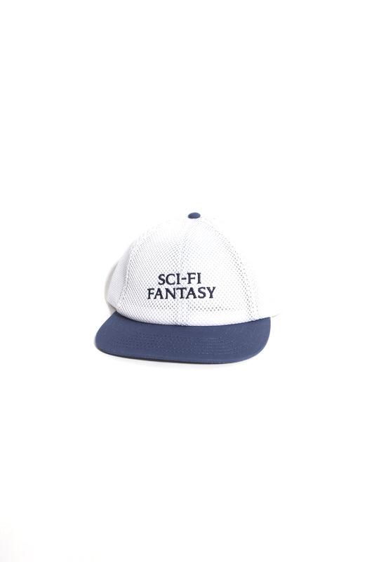 Sci-Fi Fantasy “White/Blue” Mesh Foam Hat
