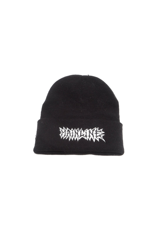 Mainline  “Black” Spikes Beanie