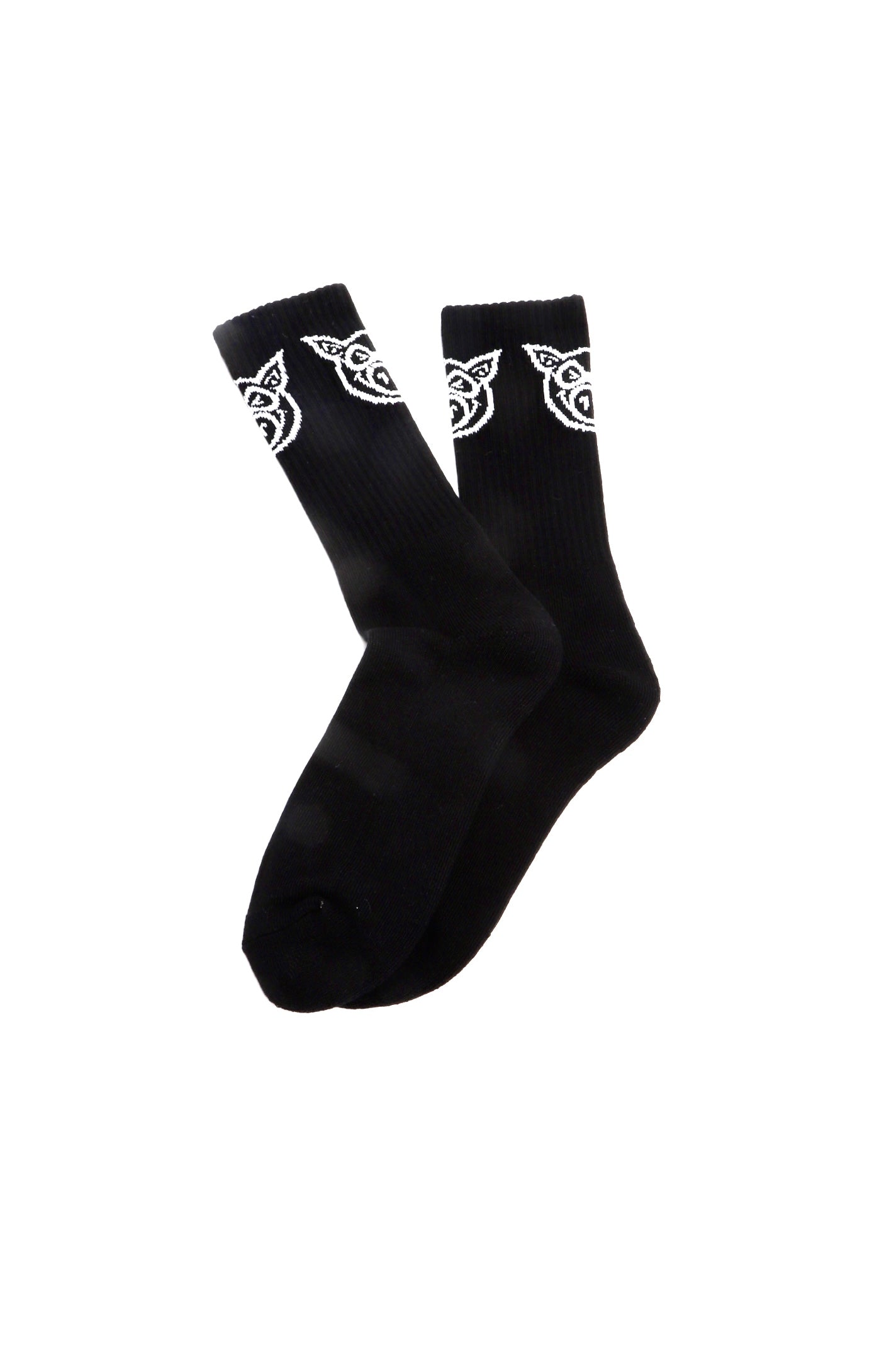 Pig “Pig Head” Socks (Black)