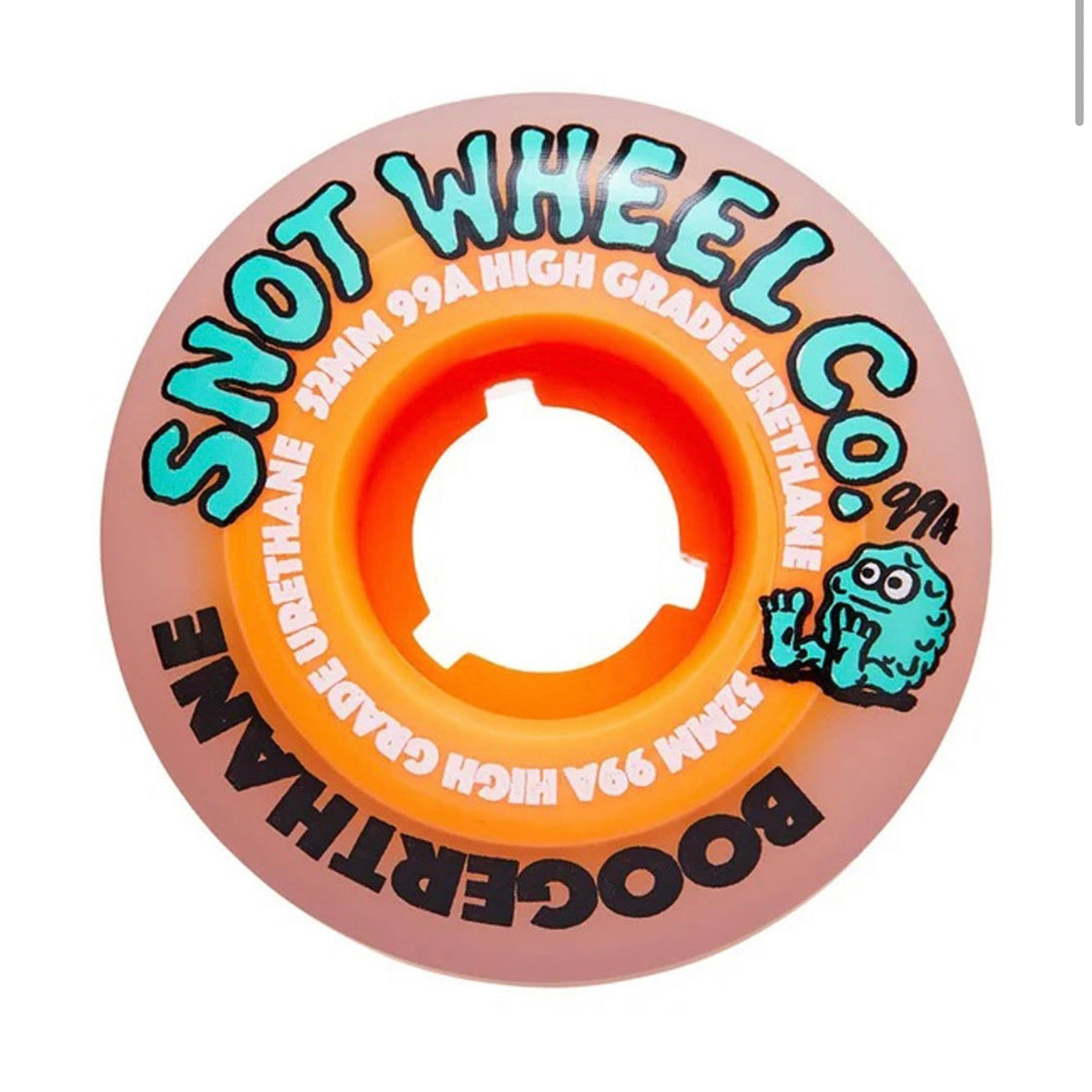 SNOT “Boogerthane” 99a 52mm Orange Wheels