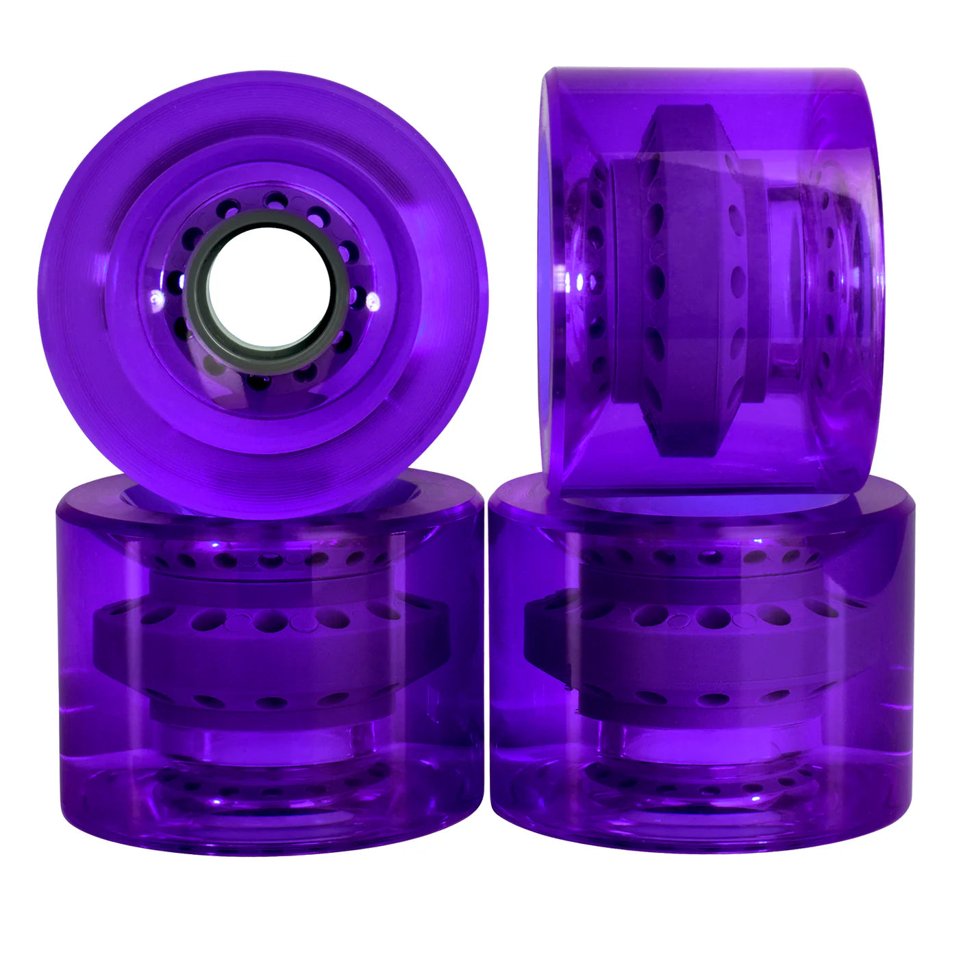Classic Clear “Purple” 60mm 78a Cruiser Wheels