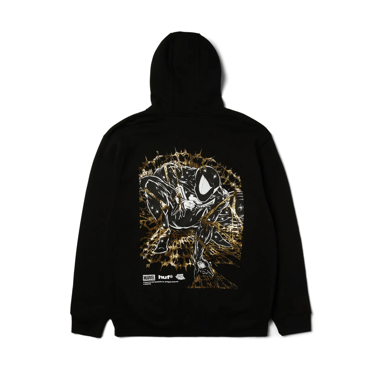 Spider-Man X Huf Arachknight Black Zip up Hoodie