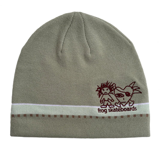 Frog Pirate Beanie “Matcha”