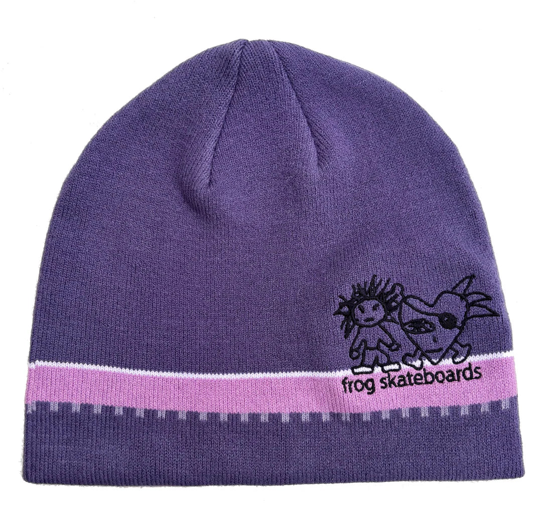 Frog Pirate Beanie “Purple”