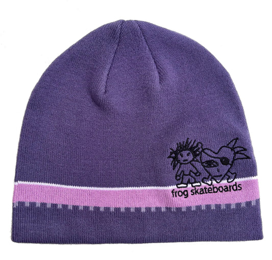 Frog Pirate Beanie “Purple”