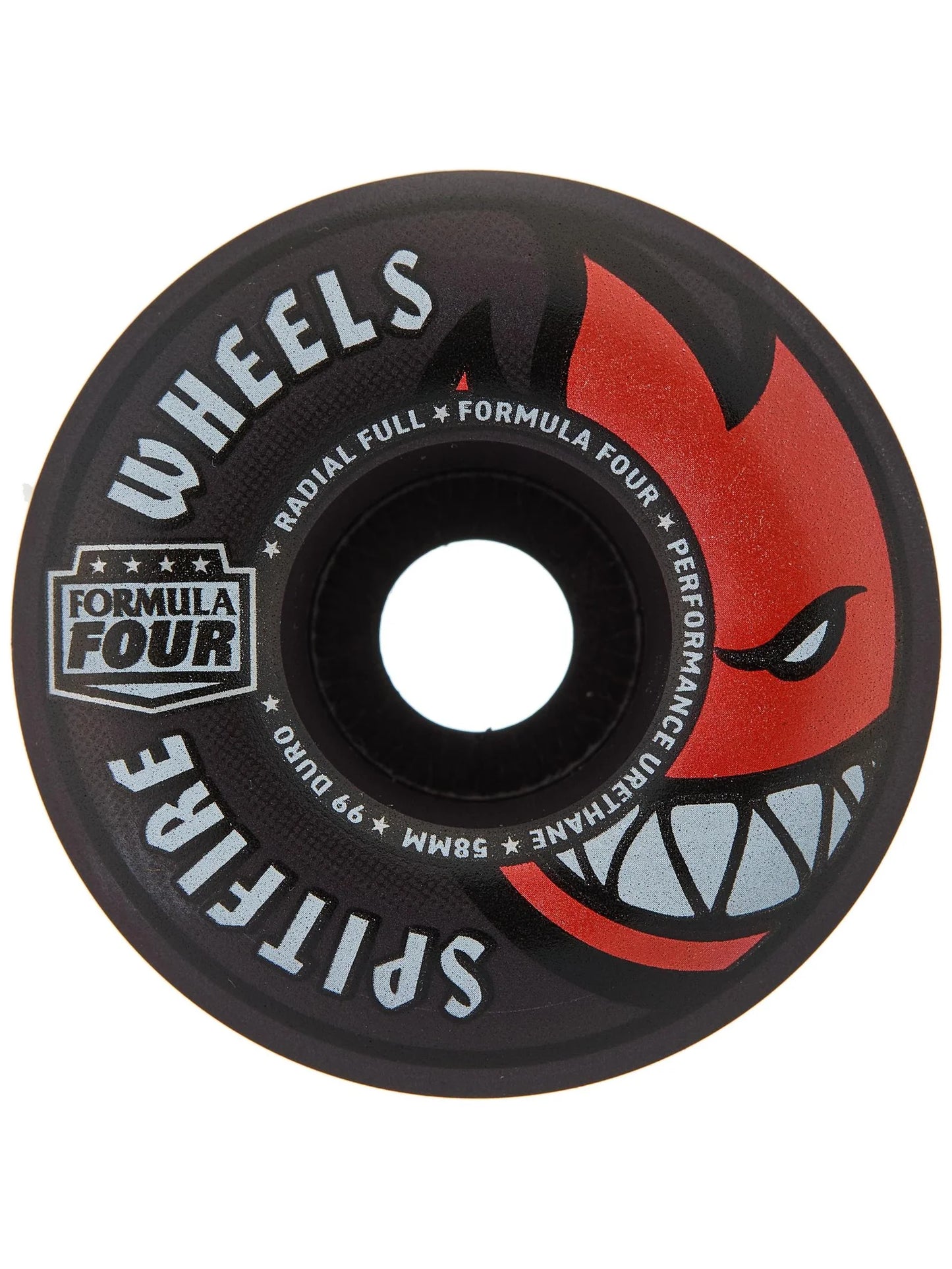 Spitfire F4 99 “Black” Radial Full 58mm Wheels