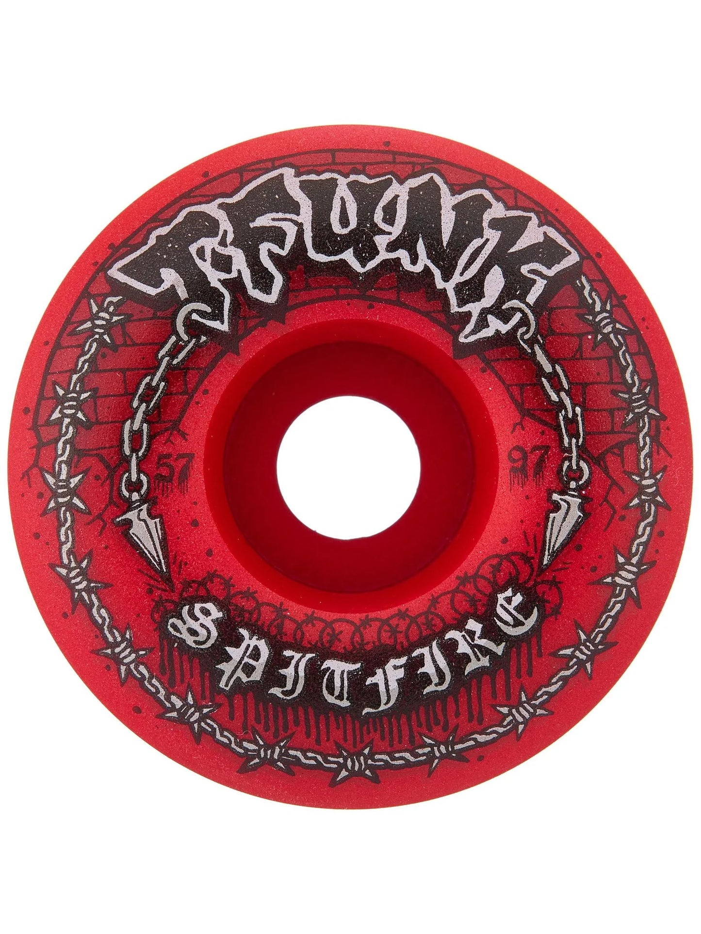 Spitfire T-Funk F4 97 “Red” Radial Full 57mm Wheels