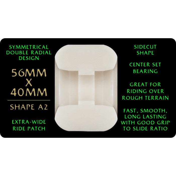Dragon “Neil Blender” 88A Wheels 56mm x 40mm Green