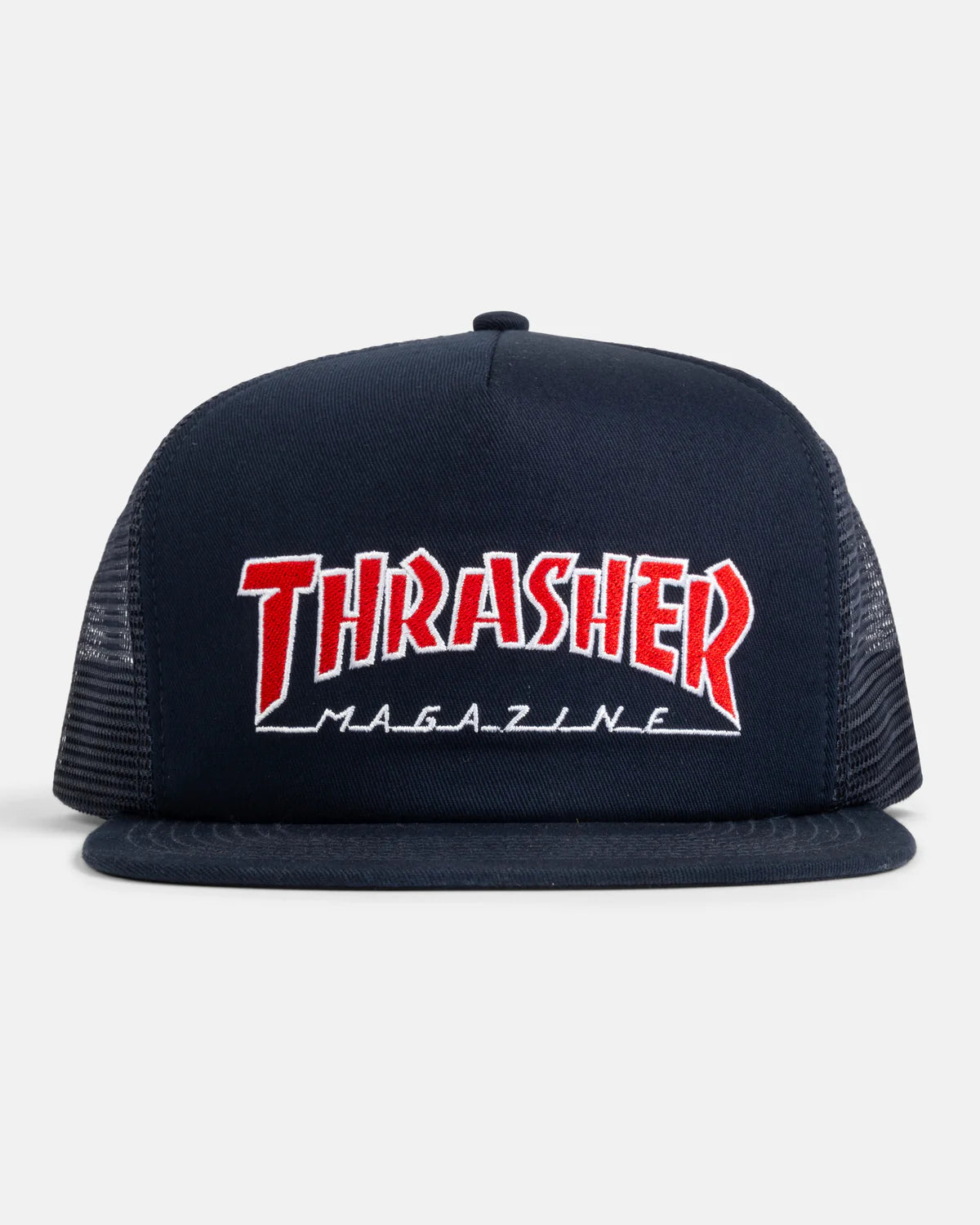 Thrasher Outline Trucker “Navy” Hat