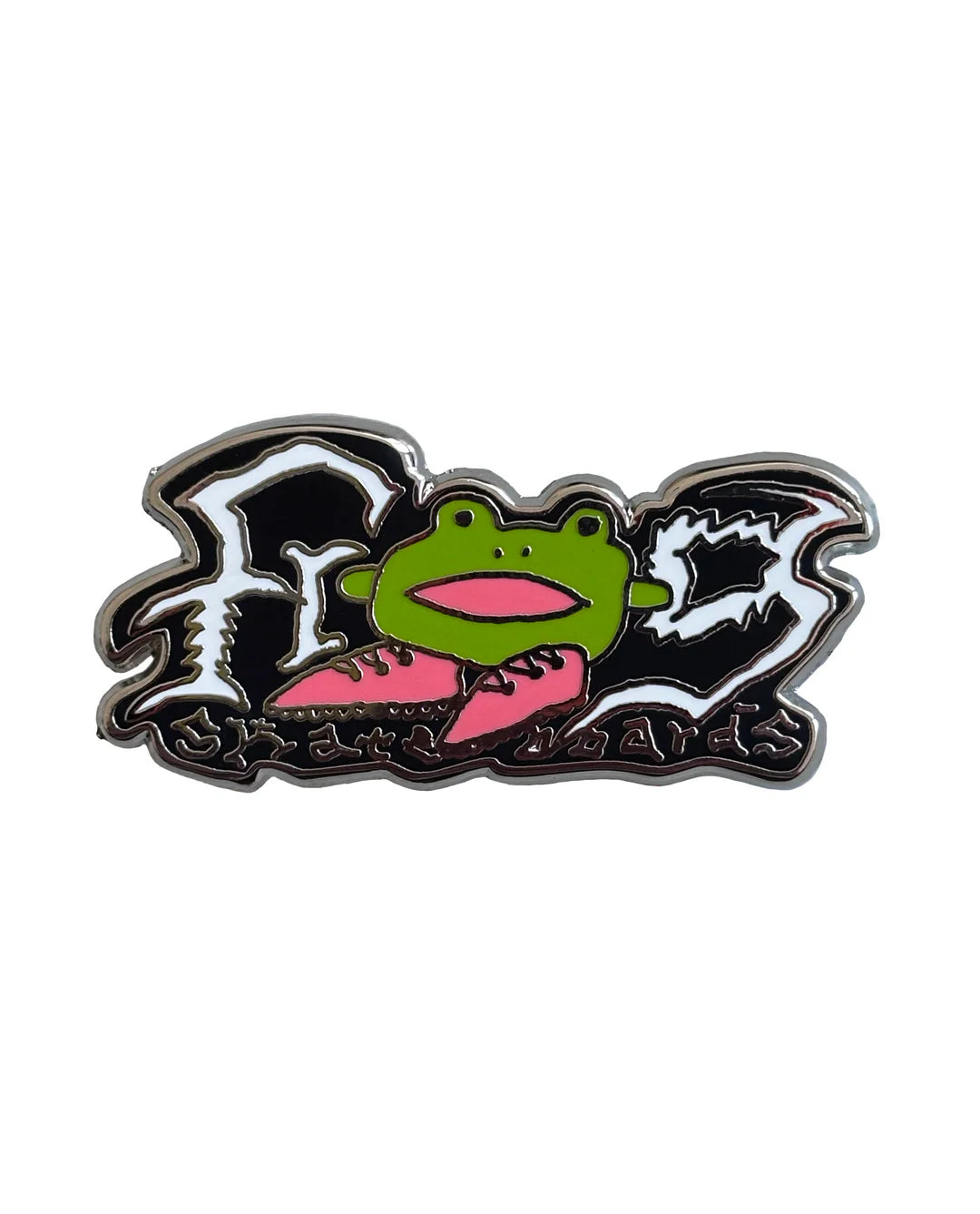 Frog “Big Shoes” Pin