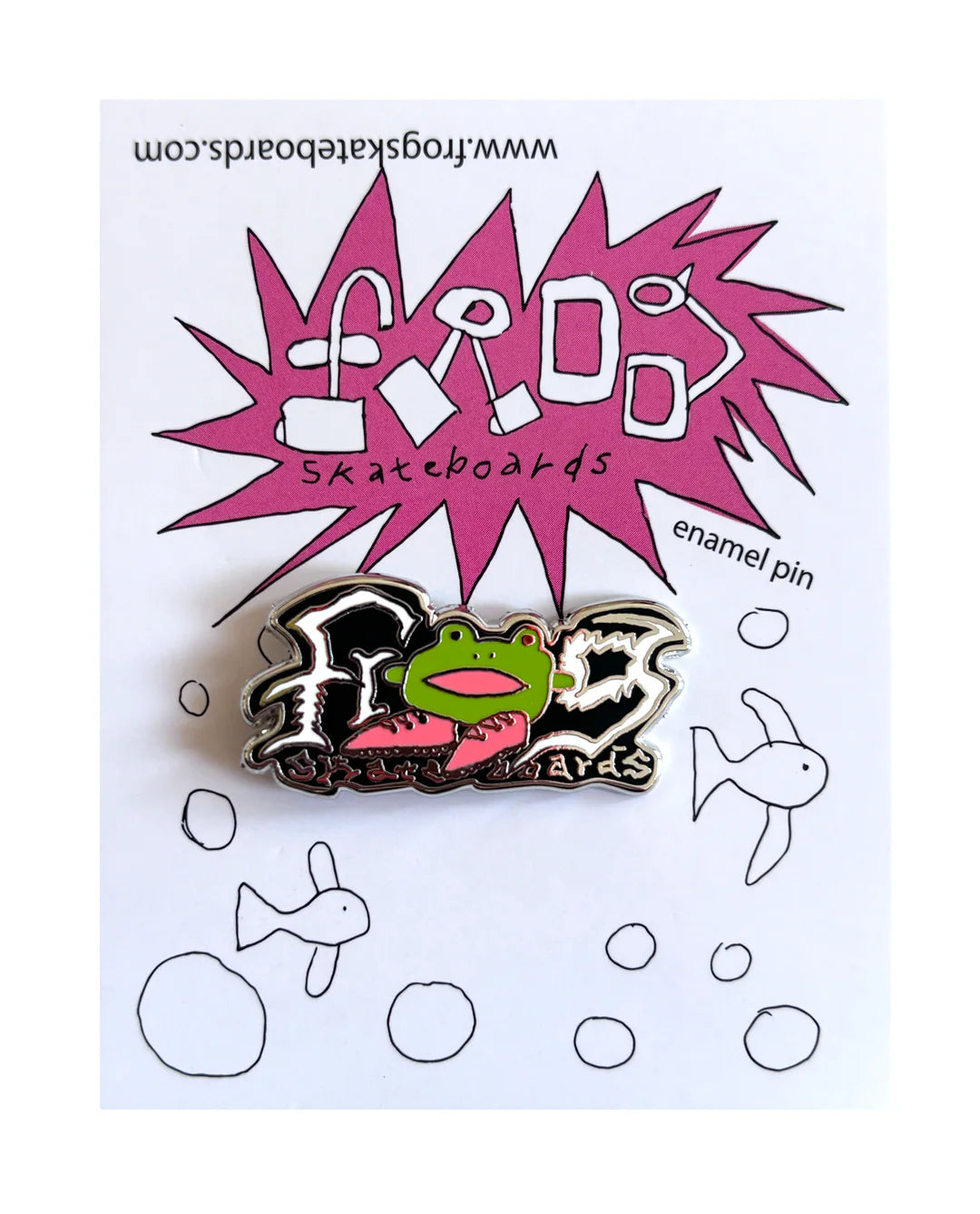 Frog “Big Shoes” Pin