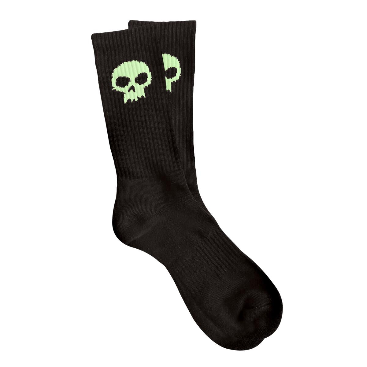 Zero “Skull” Black / Glow in the Dark Socks
