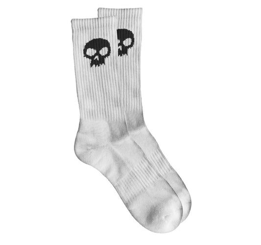 Zero “Skull” White Socks