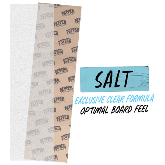 Pepper “Clear” Salt 10.5in Grip Tape