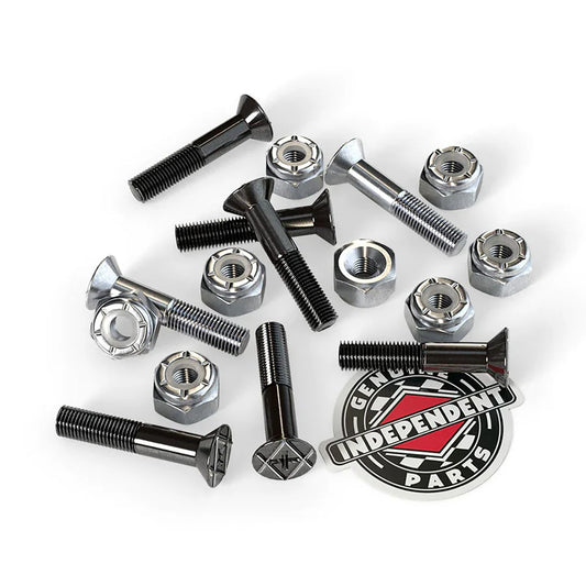 1in Phillips Independent Black/Silver Hardware
