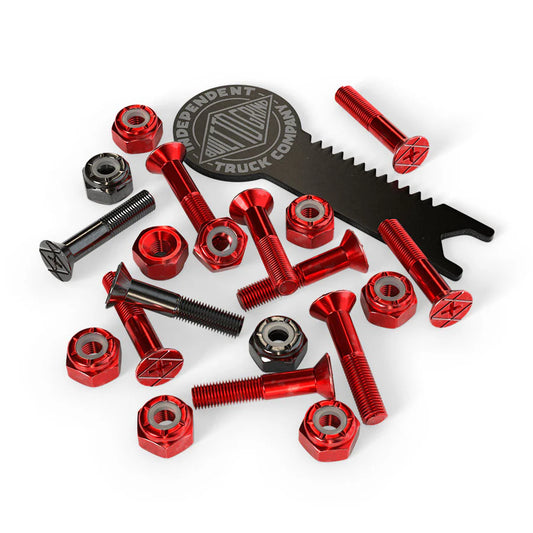 1in Phillips Independent Red/Black Hardware