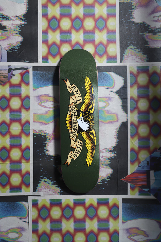 Anti-Hero Eagle “Olive Glitter Green” Deck 8.38