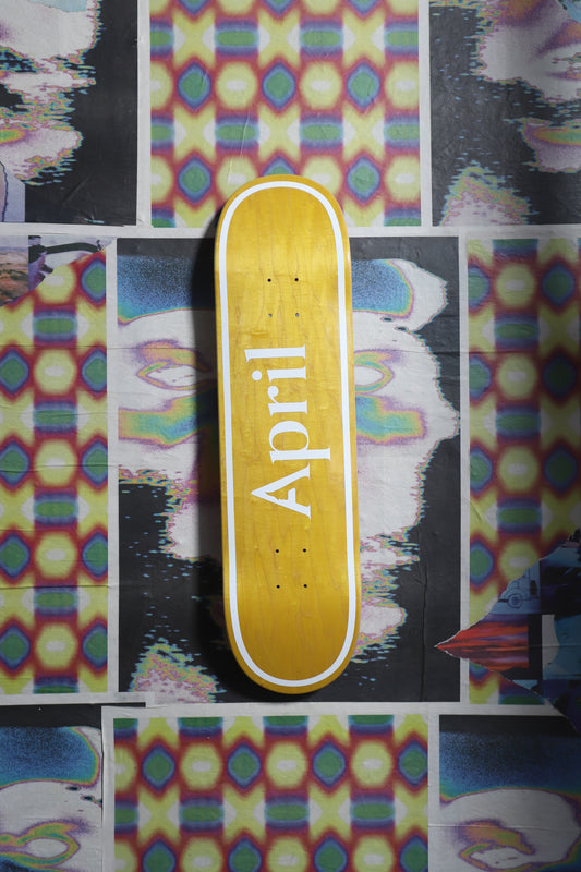 April Logo “Yellow” Deck 8.25