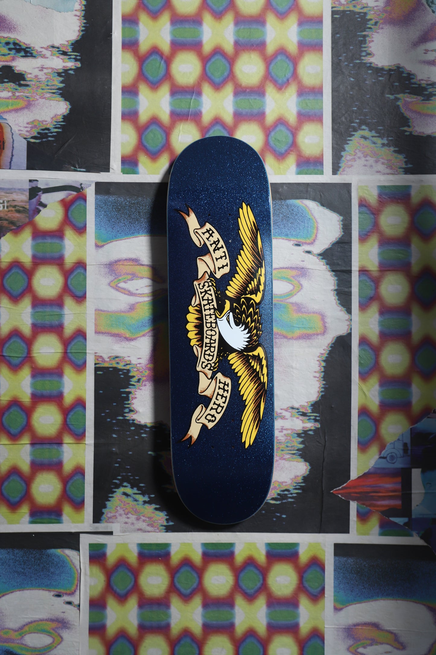 Anti-Hero Eagle “Navy Glitter” Deck 8.5
