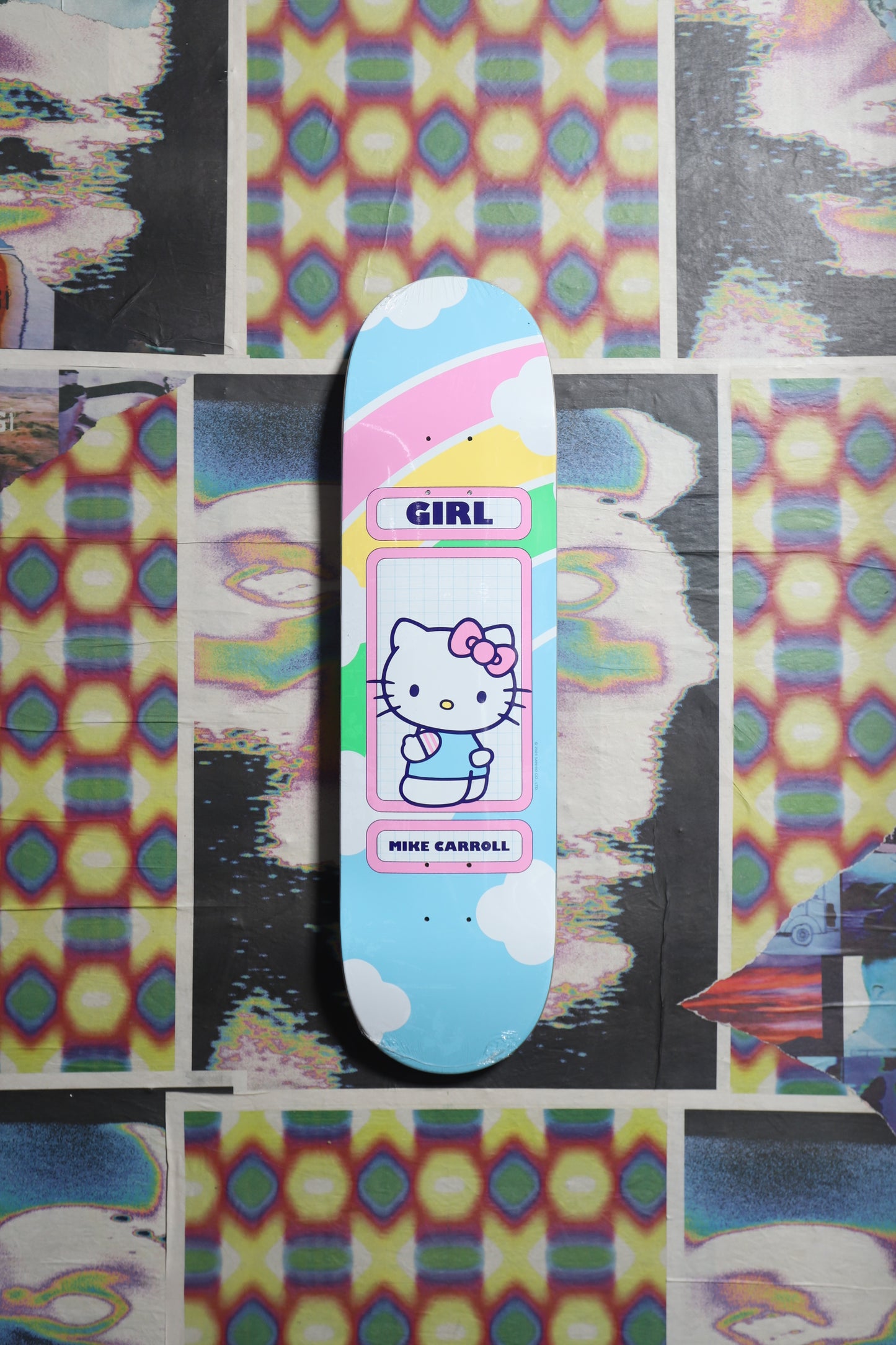 Girl Carroll Hello Kitty Rainbow  Deck 8.5