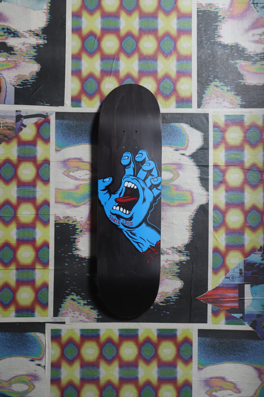 Santa Cruz Screaming Hand “Black” Deck 8.6