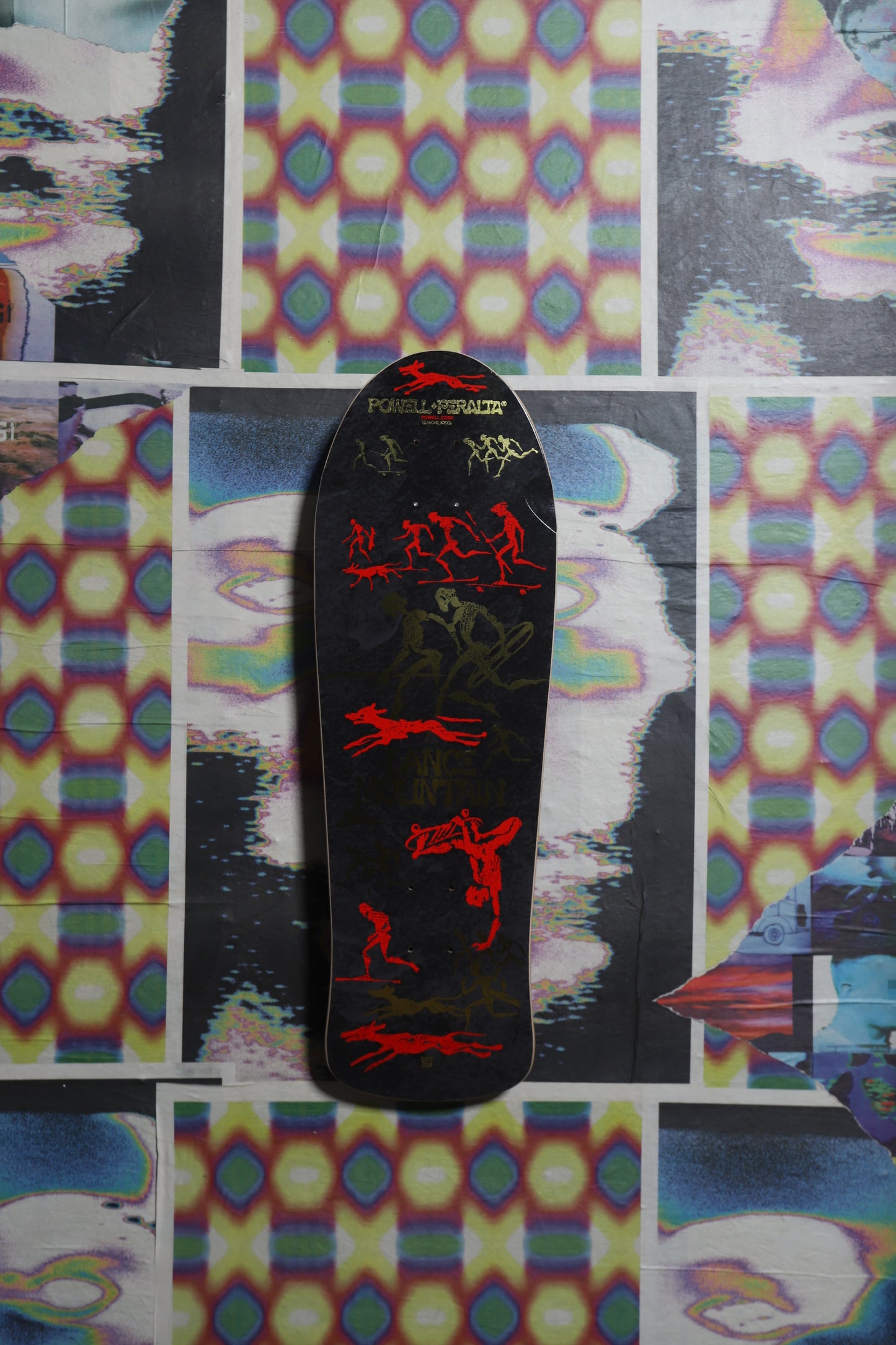 Powell Peralta “Mountain” Black Shaped Deck 9.75