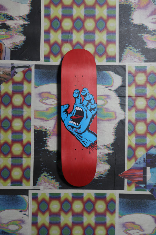 Santa Cruz Screaming Hand “Red” Deck 8.0
