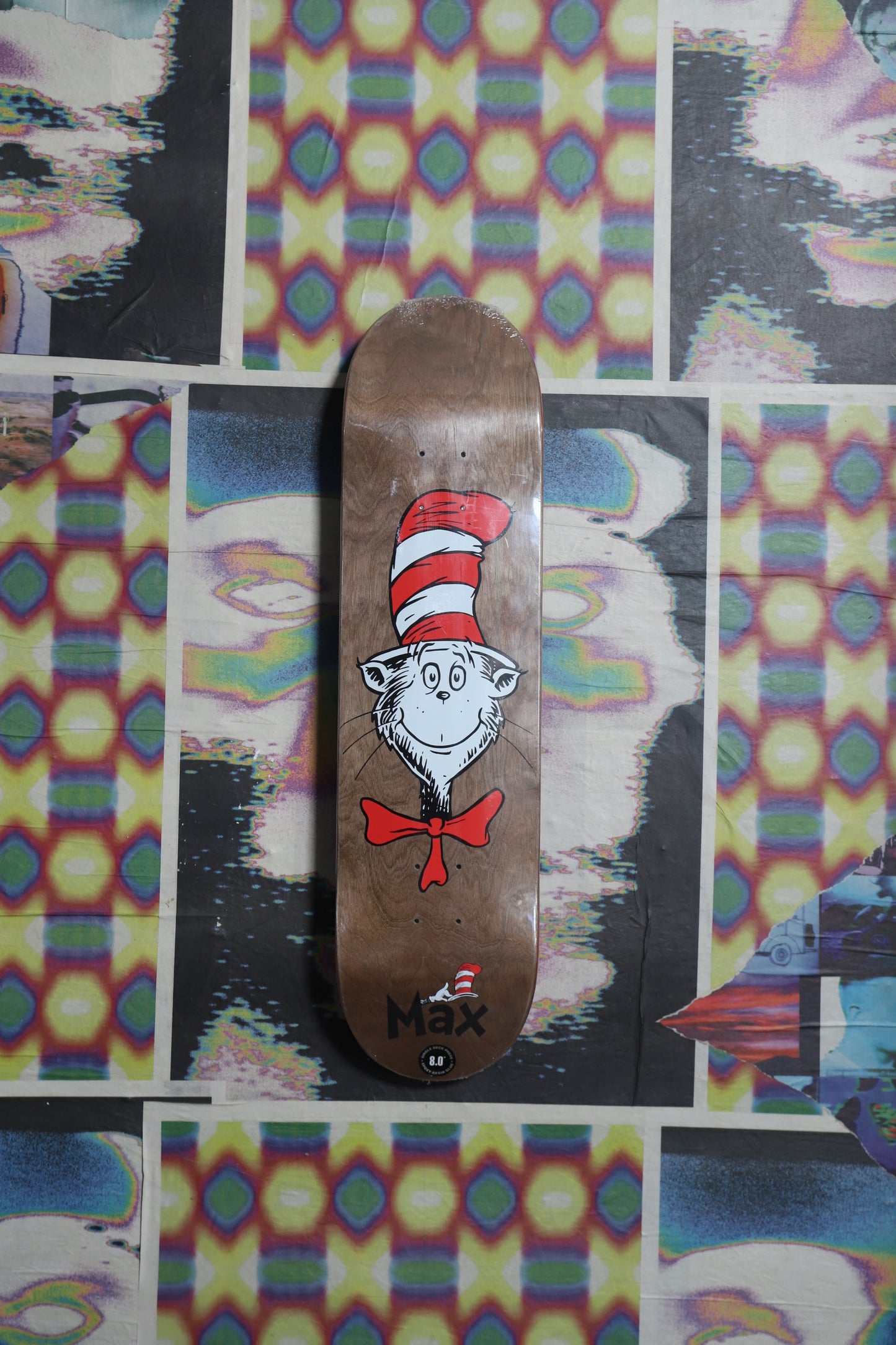 Almost Dr.Seuss “Cat in the Hat” Brown Deck 8.0