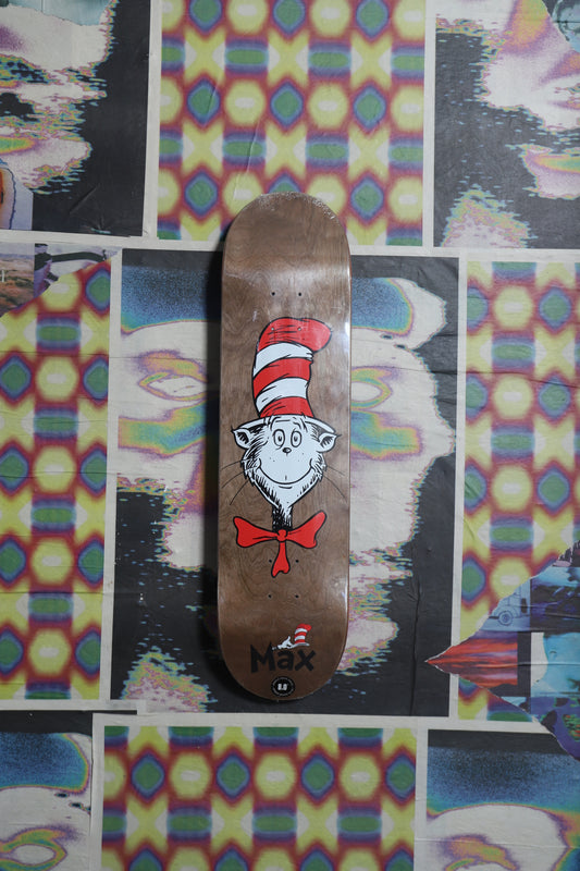 Almost Dr.Seuss “Cat in the Hat” Brown Deck 8.0